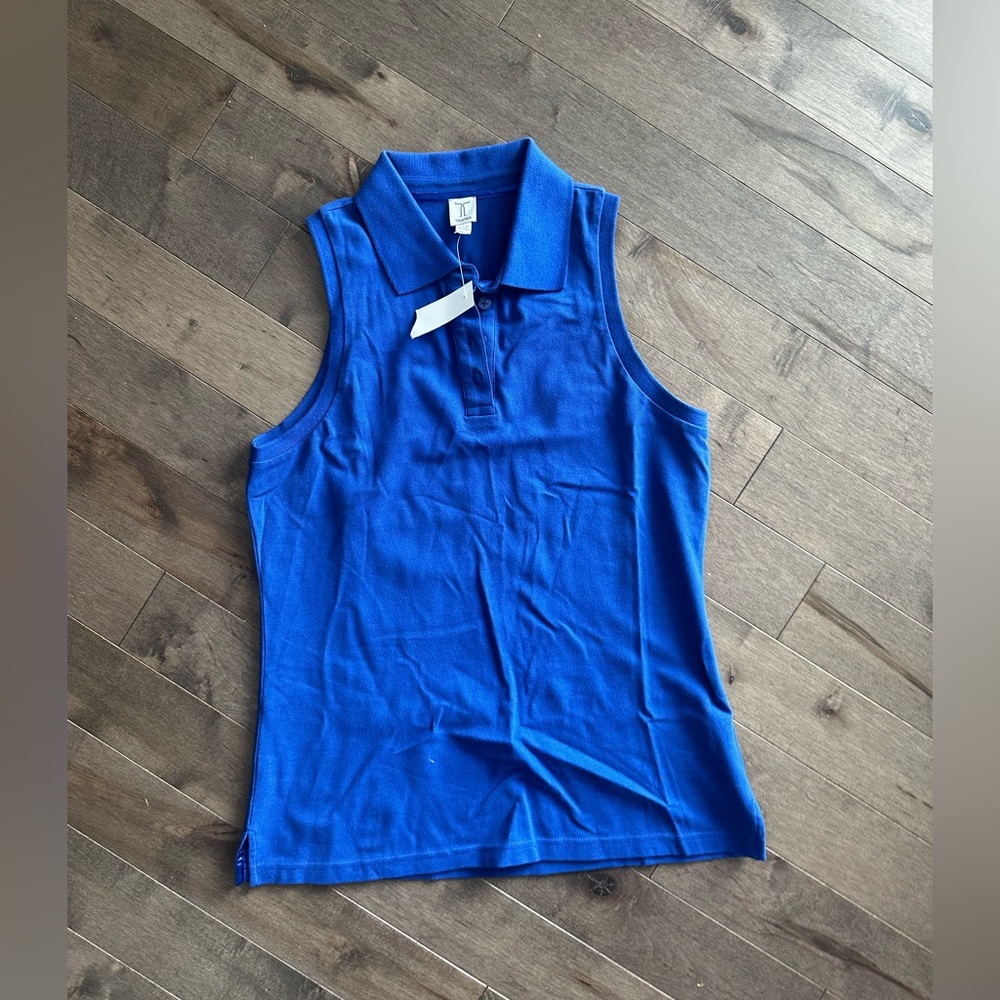 Tristan Royal Blue Sleeveless Tank Top - size medium